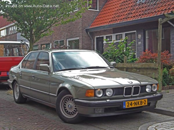 1986 BMW 7 Series (E32) 735i (220 Hp) Automatic